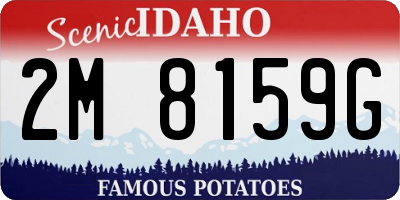 ID license plate 2M8159G