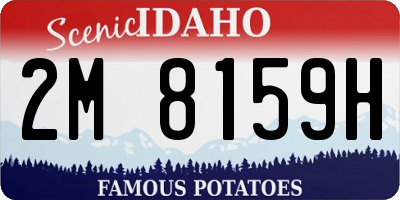 ID license plate 2M8159H