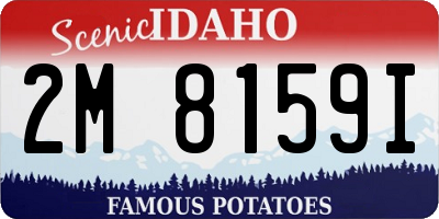 ID license plate 2M8159I