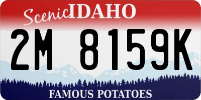 ID license plate 2M8159K