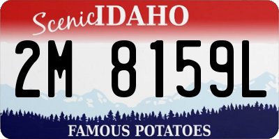 ID license plate 2M8159L
