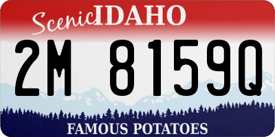ID license plate 2M8159Q