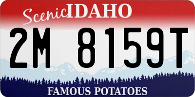 ID license plate 2M8159T