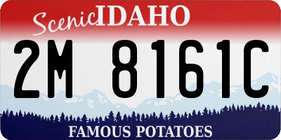 ID license plate 2M8161C