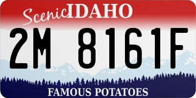 ID license plate 2M8161F