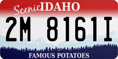 ID license plate 2M8161I