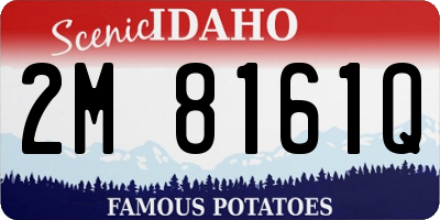 ID license plate 2M8161Q