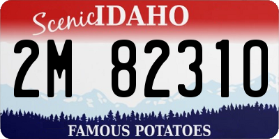 ID license plate 2M8231O