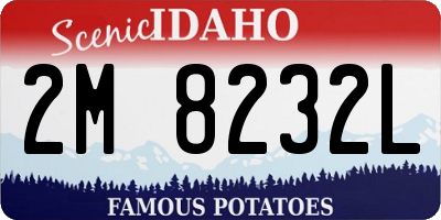 ID license plate 2M8232L