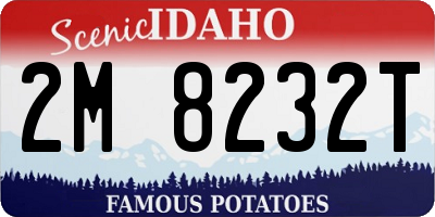 ID license plate 2M8232T