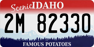 ID license plate 2M8233O
