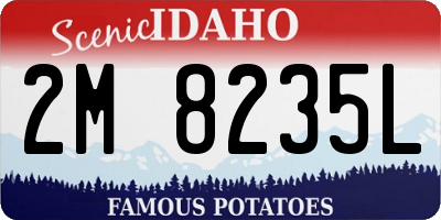 ID license plate 2M8235L