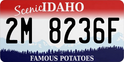 ID license plate 2M8236F