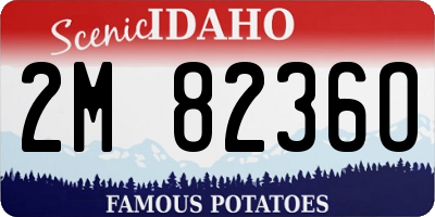 ID license plate 2M8236O