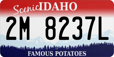 ID license plate 2M8237L