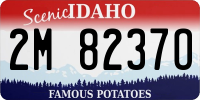 ID license plate 2M8237O