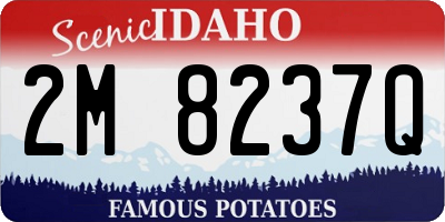 ID license plate 2M8237Q
