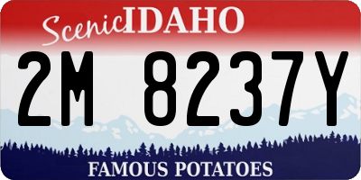 ID license plate 2M8237Y
