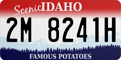 ID license plate 2M8241H