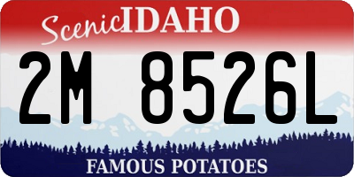 ID license plate 2M8526L