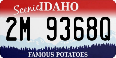 ID license plate 2M9368Q