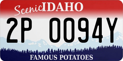 ID license plate 2P0094Y