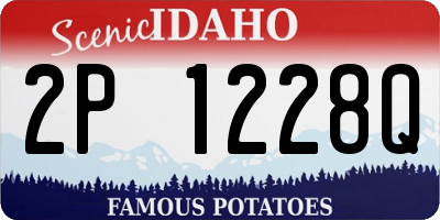 ID license plate 2P1228Q