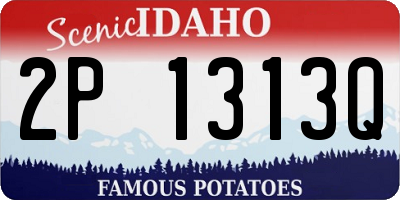 ID license plate 2P1313Q