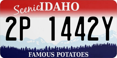 ID license plate 2P1442Y