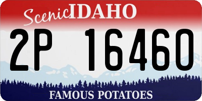 ID license plate 2P1646O