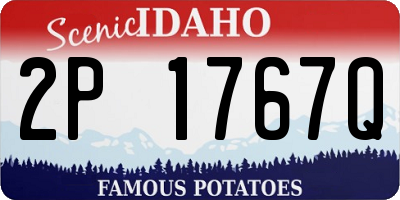 ID license plate 2P1767Q