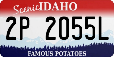 ID license plate 2P2055L