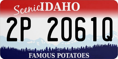 ID license plate 2P2061Q