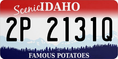 ID license plate 2P2131Q