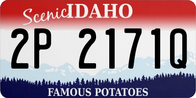ID license plate 2P2171Q