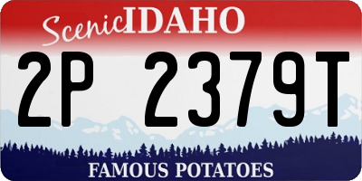 ID license plate 2P2379T