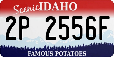 ID license plate 2P2556F