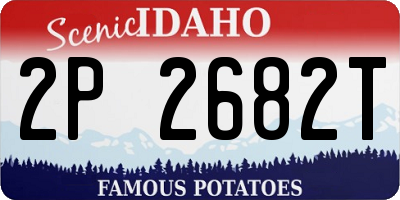 ID license plate 2P2682T