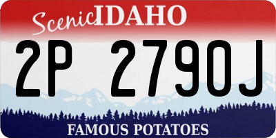 ID license plate 2P2790J