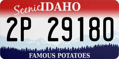 ID license plate 2P2918O