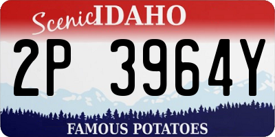 ID license plate 2P3964Y