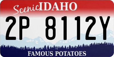 ID license plate 2P8112Y