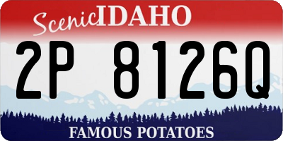 ID license plate 2P8126Q