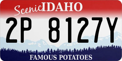 ID license plate 2P8127Y