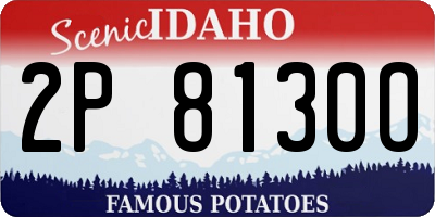 ID license plate 2P8130O