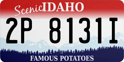 ID license plate 2P8131I