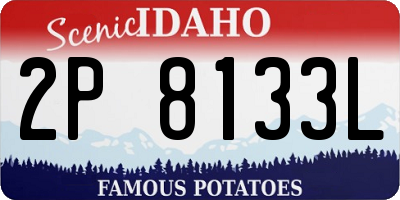 ID license plate 2P8133L