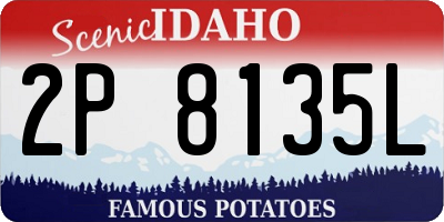 ID license plate 2P8135L