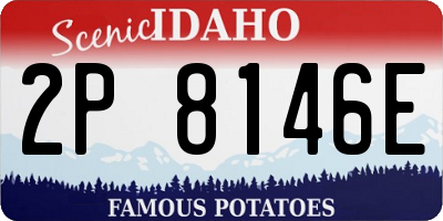 ID license plate 2P8146E