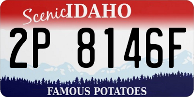 ID license plate 2P8146F